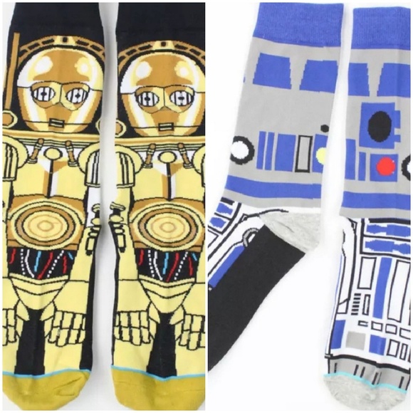 Star Wars Accessories - C3PO/R2D2 Sock Set